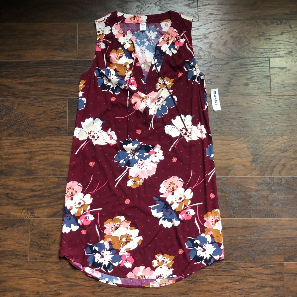 Old Navy Sleeveless Floral Dress XS NWT